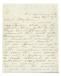 Rare George A. Custer Autograph Letter Signed as Lt. Colonel of the 7th Cavalry -- ''...some of the company officers appear on parade wearing 'government pants!'...''